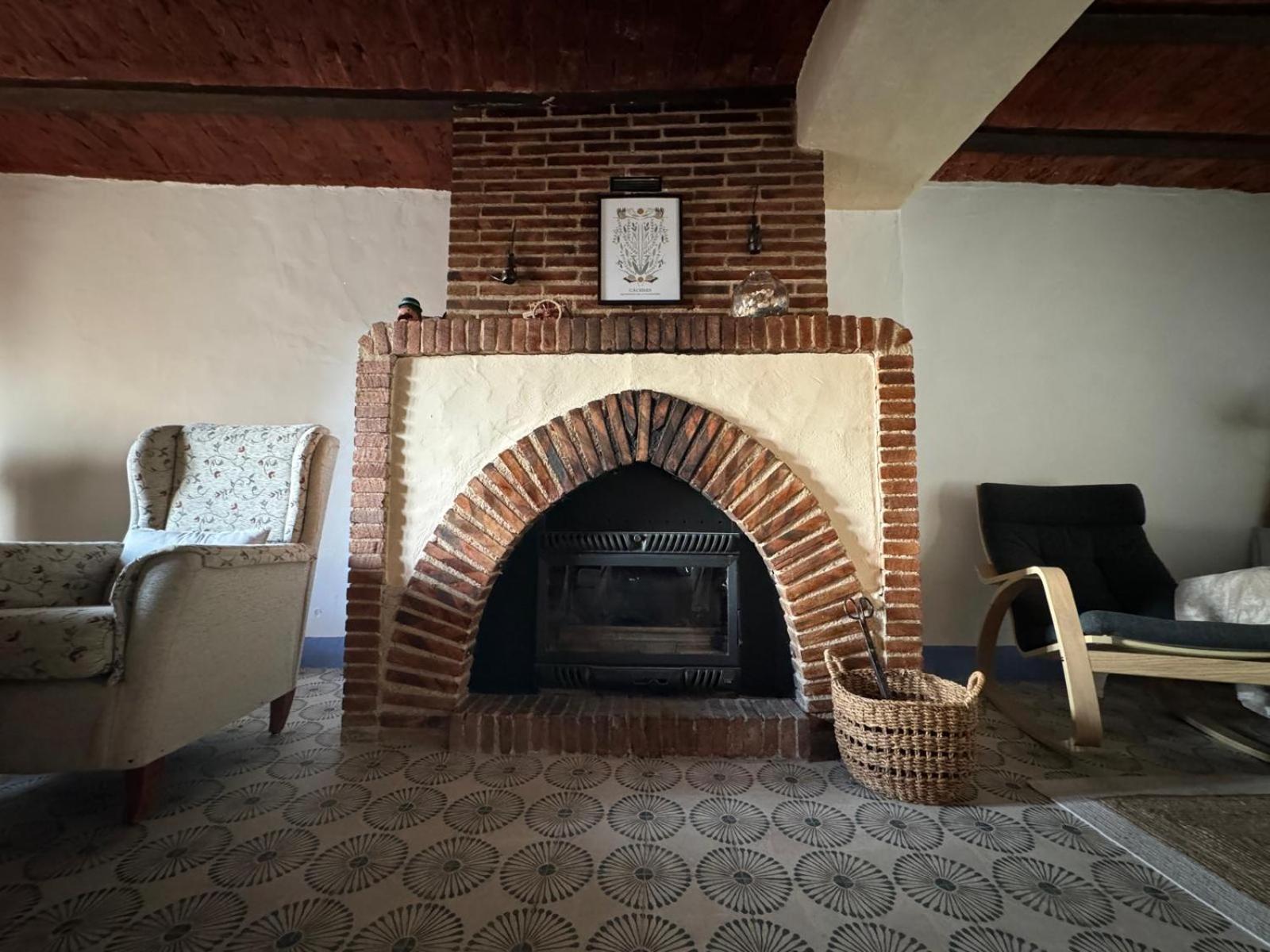 בית הארחה Cabañas del Castillo 	Alma De Villuercas מראה חיצוני תמונה